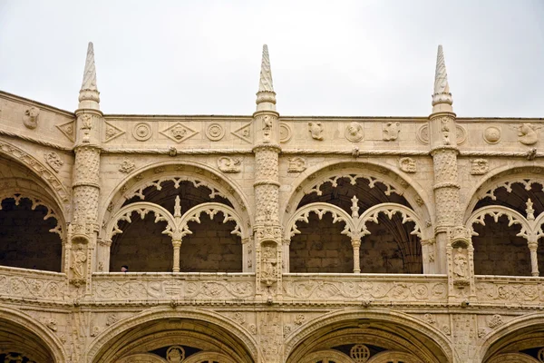 Monasterio Jerónimos en Belem, cerca de Lisboa, famoso monasterio en P — Foto de Stock
