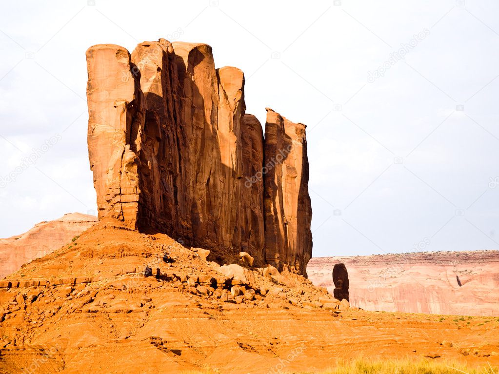 The Camel Butte is a giant sandstone formation in the Monument v