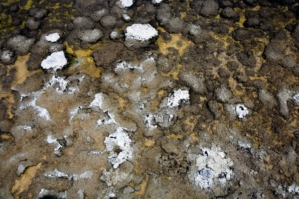 Badwater, diepste punt in de Verenigde Staten, saltsee gemengd met mineralen — Stockfoto