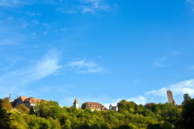 Rothenburg ob der tauber, ortaçağ kez görüldü dan eski ünlü şehir