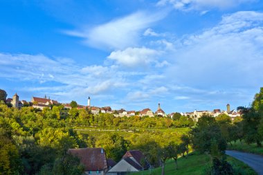Rothenburg ob der tauber, medieval Times eski ünlü şehir