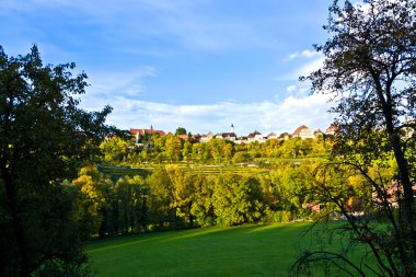 Rothenburg ob der tauber, medieval Times eski ünlü şehir