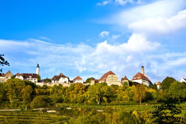 Rothenburg ob der tauber, medieval Times eski ünlü şehir