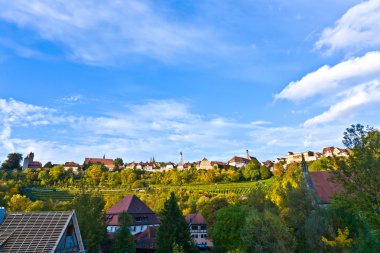 Rothenburg ob der tauber, medieval Times eski ünlü şehir