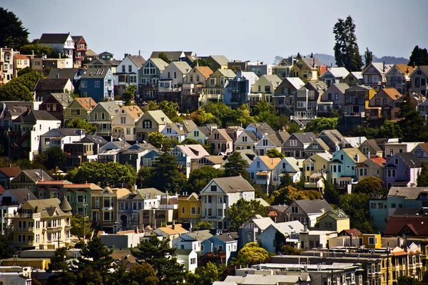 Vilas urbanas em San Francisco — Fotografia de Stock