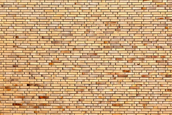 Muro di mattoni giallo beige — Foto Stock