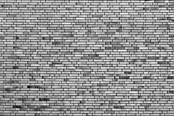 Ściana z cegły czarno-białej — Zdjęcie stockowe