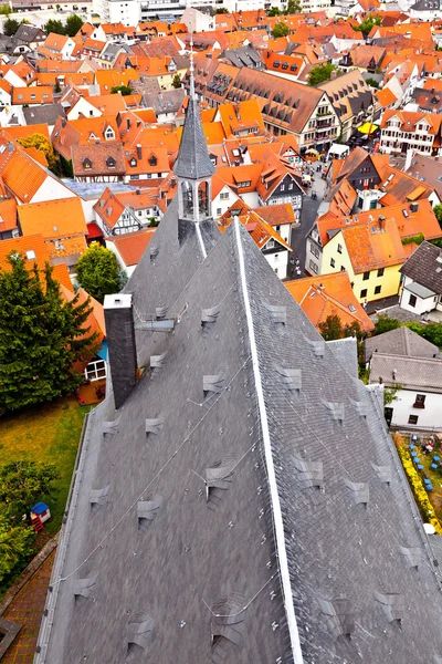 Vista sulla città vecchia di Oberursel, Germania . — Foto Stock