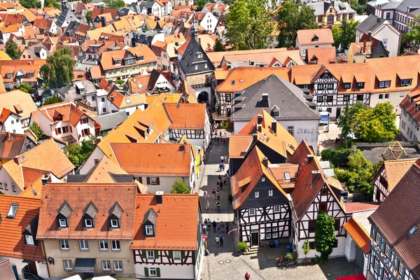 Cityview történelmi óváros oberursel, Németország. — Stock Fotó