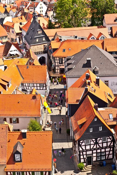 Cittyview da cidade histórica velha de Oberursel, Alemanha . — Fotografia de Stock
