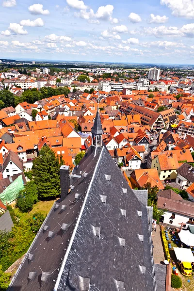 Вид на старый исторический город Фюрзель, Германия . — стоковое фото