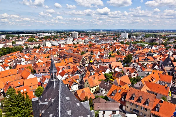 Cityview starego zabytkowego miasta oberursel, Niemcy. — Zdjęcie stockowe