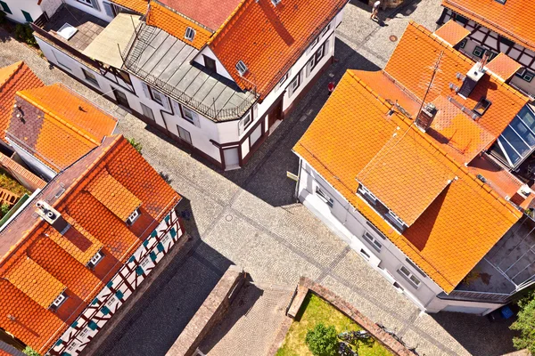 Cityview történelmi óváros oberursel, Németország. — Stock Fotó
