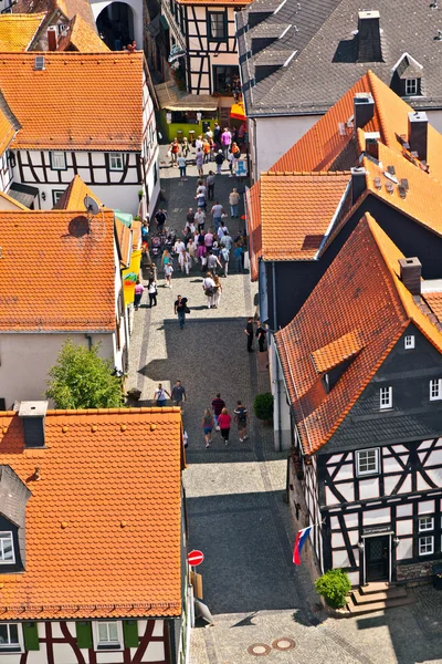 Cityview oberursel, Almanya'nın eski tarihi şehir. — Stok fotoğraf