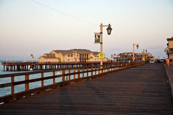 Scenic pier in Santa Barbara