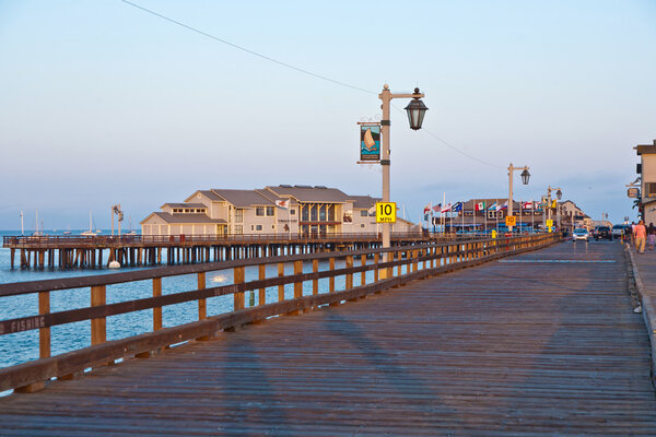 Scenic pier in Santa Barbara