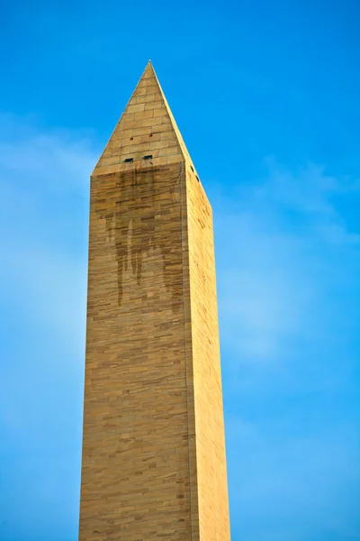 센터의 워싱턴 dc에 있는 워싱턴 기념비 — 스톡 사진