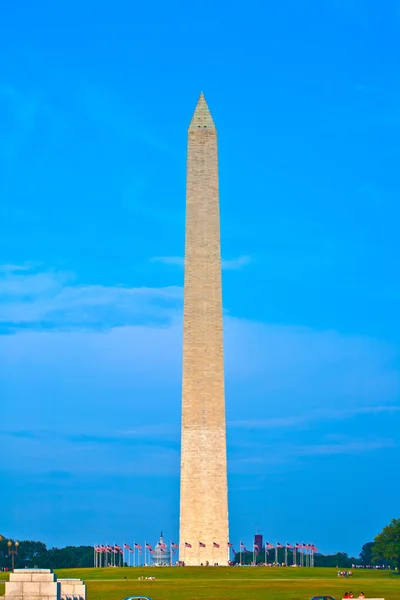华盛顿纪念碑在华盛顿中心 — 图库照片