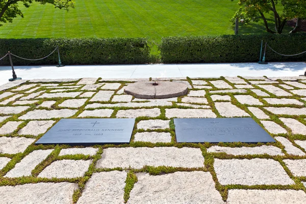 John F. Kennedy Eternal Flame memorial presidencial — Foto de Stock