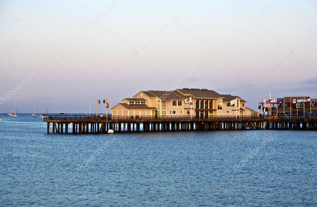 Scenic pier in Santa Barbara