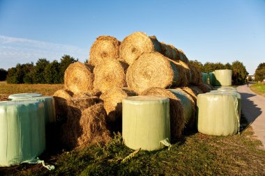 Saman balya infold autom içinde kuru tutmak için plastik film (folyo)