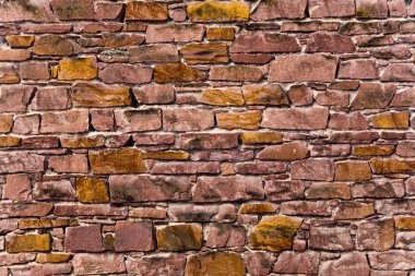 Old wall made of Sandstone clipart