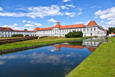 Park in nymphenburg castle, munich clipart