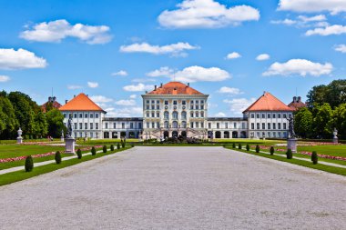 Park in nymphenburg castle, munich clipart