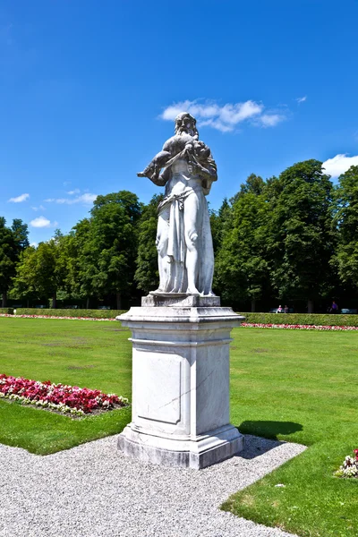 Park na zámku Nymphenburg, Mnichov — Stock fotografie