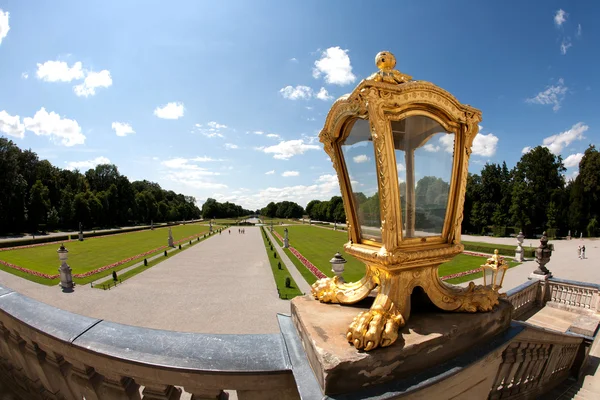 Park w zamku nymphenburg, Monachium — Zdjęcie stockowe