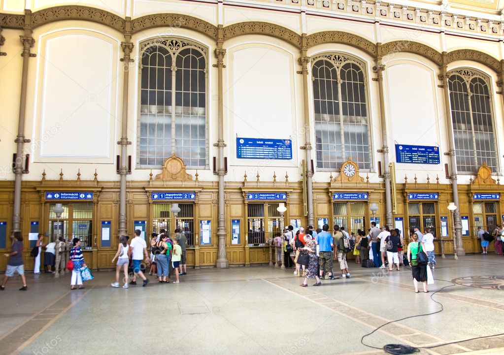 Weststation, Budapest, main entrance hall of the old station wit