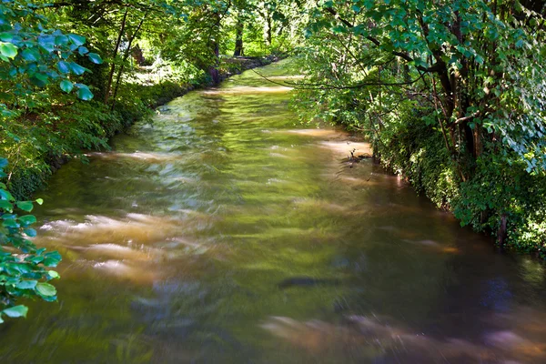 Beautiful river Wuerm in Munich — Stock Photo, Image