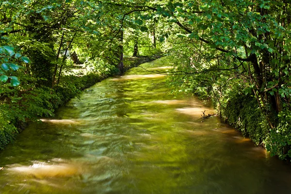 stock image Beautiful river Wuerm in Munich