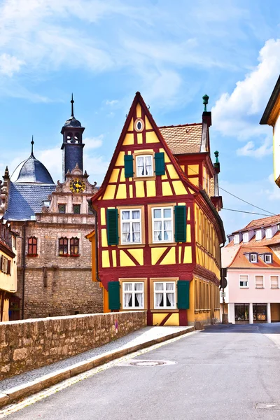 Historische Häuser in Marktbreit — Stockfoto