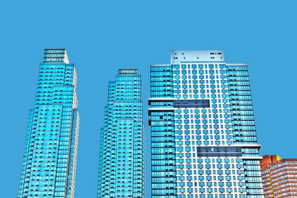 Skyskrapa och cityview i new york — Stockfoto