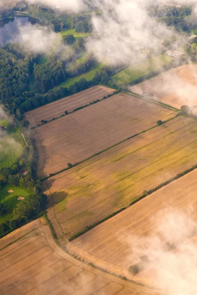 Aérien de champs près de hamburg — Photo