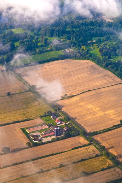 Aérea de campos cerca de hamburgo — Foto de Stock