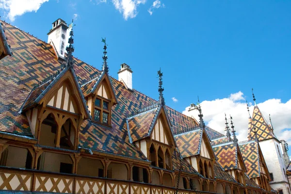 Famous hospice in Beaune, France — Stock Photo, Image