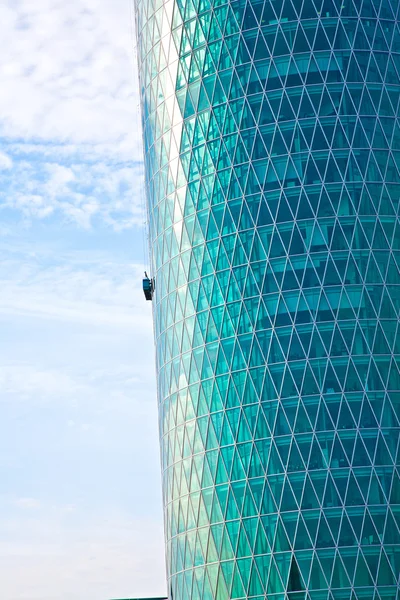 Facade of skyscraper Stock Image