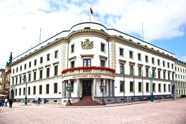 Hessischer Landtag en Wiesbaden — Foto de Stock