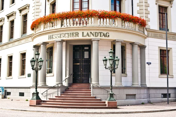 Hessischer Landtagu w wiesbaden — Zdjęcie stockowe