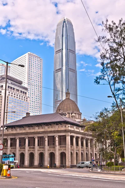 Здание Законодательного совета Гонконга — стоковое фото