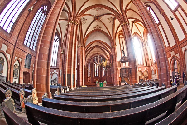 เพดานที่สวยงามและห้องโถงในโดมของ Wetzlar — ภาพถ่ายสต็อก