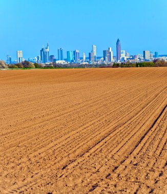 frankfurt manzarası için dönüm üzerinde göster