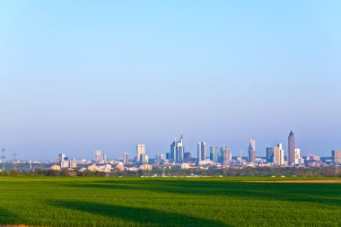 Skyline frankfurt günbatımı