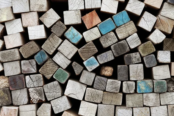 Stacked lumber — Stock Photo, Image