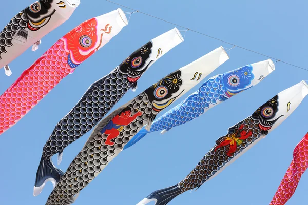 日本の鯉凧 — Stock fotografie