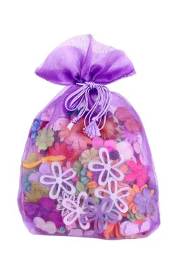 Petals in bag clipart