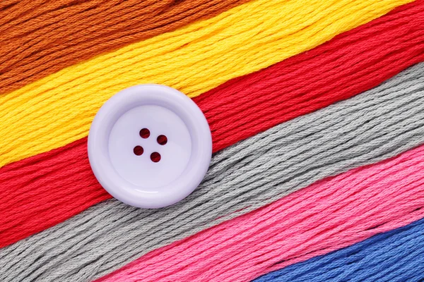 Button and Treads — Stock Photo, Image