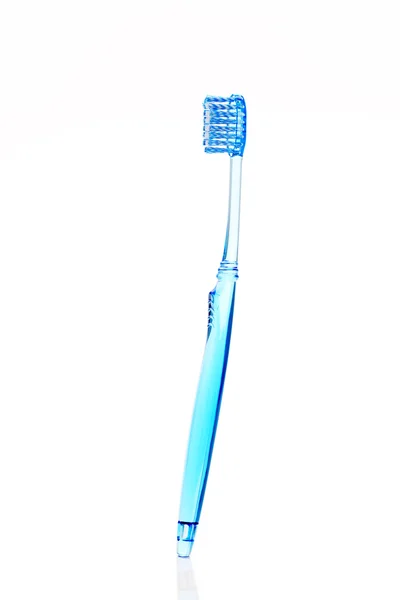 Escova de dentes de plástico — Fotografia de Stock